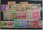 Guyana Guyana 1953 - 1966 20 postf. Marken dabei Michel 211 und 212 Luxus