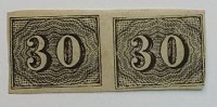 Brasilien Brasilien Michel Nr.13 30 R waag. Paar, nur re. unten min. berührt