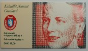 Grönland Grönland Michel Nr. 4 Heftchen Margarethe und Orchideeen Luxus 1996