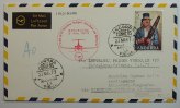 Andora Michel Nr. 80 5 Pts. auf Erstagsbrief Lufthansa Barcelona-Köln alle Stempel