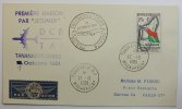 Andora Michel Nr.443 25 Fr. auf Luxusbrief zum 1. Flug (DC8) nach Paris 17.10.61