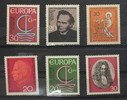 Bund 6 Gedenkmarken aus 1966 kpl.