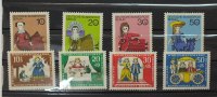 Berlin Michel Nr.295-298 und 322-325 kpl.