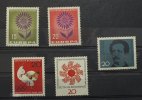 Bund 5 Gedenkmarken 1964 kpl.