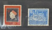 Saarland Bund Michel Nr. 445, 446