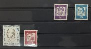 Berlin Michel Nr. 166,201, 203 und 209