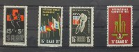 Saarland Bund Michel Nr. 357,359,360,368