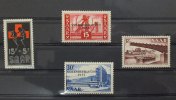 Saarland Bund Michel Nr. 360,362-364