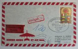 Peru Erstflug Lima - Quita LH 493 Lufthansa mit Nachgeb. Stempel
