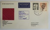 Bund Lufthansa Erstflug LH 895 mit Boein 737 Düsseldorf-Saarbrücken