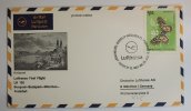 Ungarn Lufthansa Erstflug LH 195 Belgrad-Budapest-München-Frankfurt