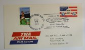 USA 2 verscheidene Luftpostbriefe Graf Zeppelin Erinnerungsflug