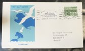 Dänemark FDC Brief Vogelflug Linen