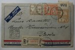 Uruguay Einschreibbrief Luftpost nach Paris