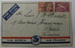 Uruguay Luftpostbrief nach Paris