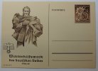 Deutsches Reich Ganzsache Winterhilfswerk 1938/39 Karte Januar 39