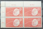 DDR Michel Nr. 721 4er Block oberer Rand