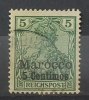 Deutsche Auslandspostämter Marokko Michel Nr. 20