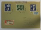 Berlin Einschreibbrief mit 2 x Michel 124 R. Strauss und 117 Mergenthaler