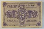 Deutschland 1/2 Million Mark Hannover