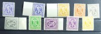 Allieerte Besatzung Michel Nr.1,2,3,4,5 und 7 davon bis auf 5 alle 2 x