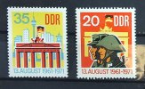 DDR Michel Nr. 1691 und 1692 davon 1691 geknickt
