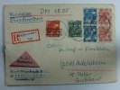 Allieerte Besatzung Michel Nr. 38 I, 42 II, 43 II, 46 II auf Einschreib / Nachnahme Brief