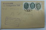 Deutsches Reich Dienstbrief mit Michel Nr. 116 und 120