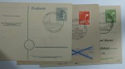 Allieerte Besatzung Posten 4 verschiedene Postkarten