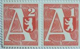 Berlin Notmarken Paketmarke für Berlin 2 Werte