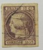 Spanien 12 Cs 12 Cs. lila, vollrandig Gest