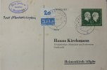 Bund Michel Nr. 197 Prof. Paul Ehrlich auf Postkarte mit 2 Pf Berlin