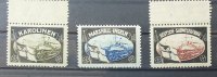 Kolonien Privatausgaben Karolien, Marschal Inseln, Deutsch Südwest Afrika