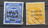 SBZ Michel Nr. 191 und 210