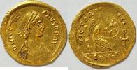Byzanz Semissis Kaiser Justinianus I 527 - 565 n. Chr. 2,02 g Gold