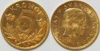 Schweden 5 Kronen Gold
