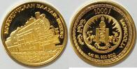 Mongolei Gold Trans Sibierische Eisenbahn 4,41 g .900 Gold