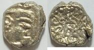 Indien / Malva Drachme Stilisierter Herrscherkopf 12 mm, 2,2, g