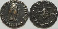 Baktrien Drachme König Hermaios 1,89 g. Silber 16 mm