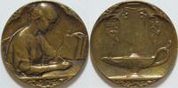 Frankreich Jugendstil Goldbronze Med.