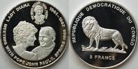 Kongo 5 Francs 1997 PP gekapselt    39,00 EUR incl. VAT.,  +  shipping