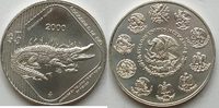 Mexiko 5 Pesos 1  oz Silber 2000 st   55,00 EUR incl. VAT.,  +  shipping