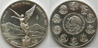 Mexiko 1  oz Silber 2004 st   52,00 EUR incl. VAT.,  +  shipping