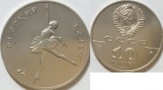 Russland 10 Rubel Ballerina 1/2 Unze Palladium Auflage nur 15000 Stück
