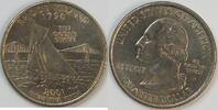 USA 25 Cent 2001 P ss-vz Rhode Island 1,00 EUR incl. VAT.,  +  shipping