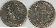USA 25 Cent 2004 P vz Michigan 1,00 EUR incl. VAT.,  +  shipping