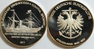 Deutschland 1. deutsche Flotte Silbermed. Flaggschiff Barbarossa v. Admiral Brommy