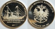 Deutschland 1. deutsche Flotte Silbermed. Flaggschiff Barbarossa v. Admiral Brommy