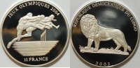 Congo 10 Francs Olympischen Spiele 2004 in Athen