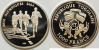 Togo 1000 Francs Olympischen Spiele 2004 in Athen